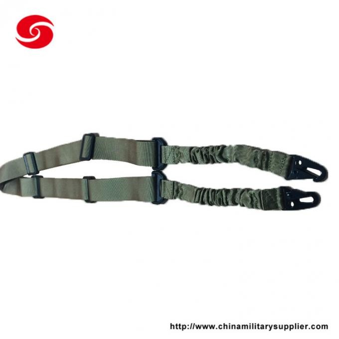Tactical Hunting Two Point Adjustable Leather Rifle Gun Sling Army Shotgun Carrier