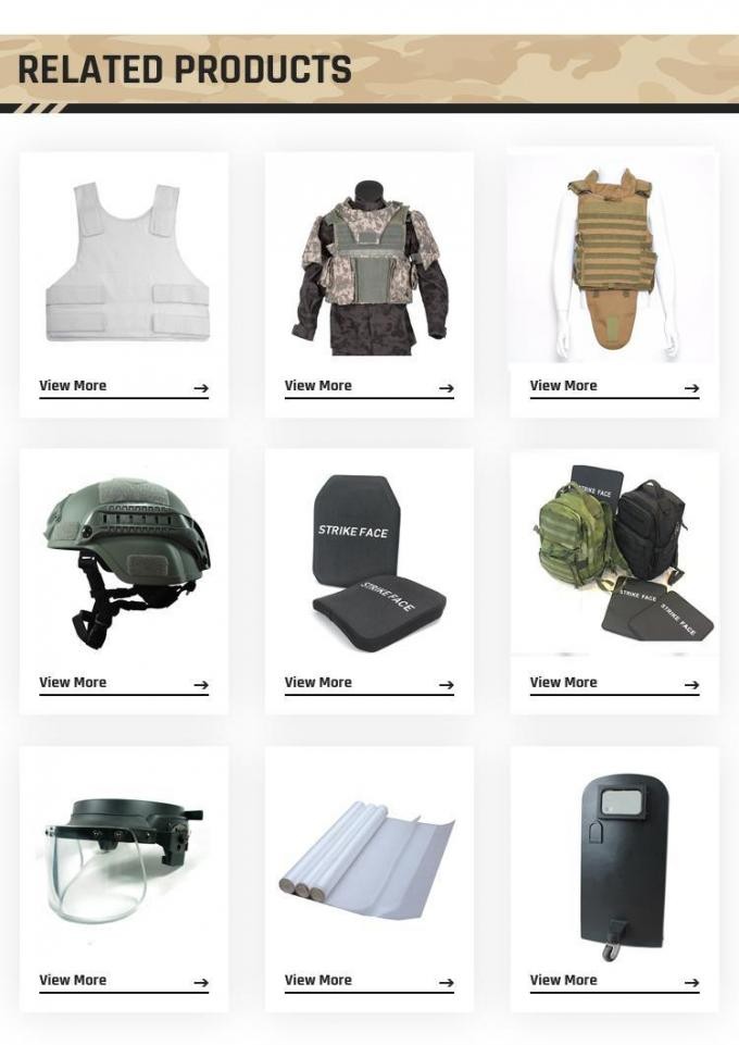 Durable Cover Fabric with Nijiiia Aramid Panel Bulletproof Vest