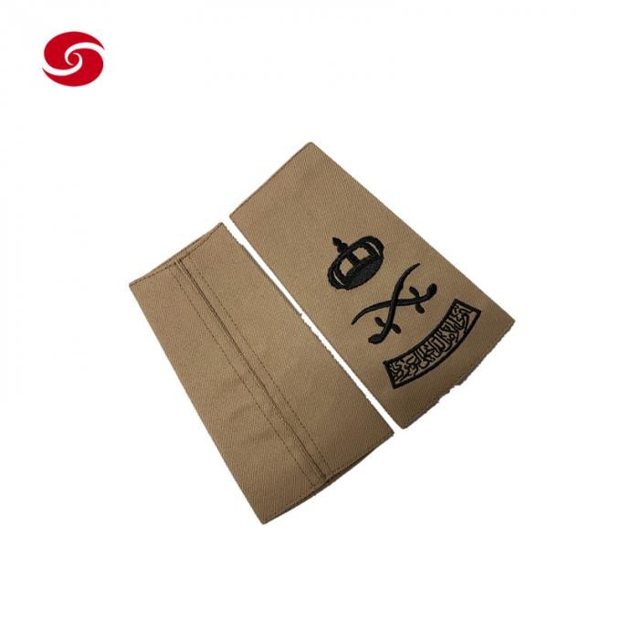 Military Shoulder Epaulet Embroidered Rank Epaulette Army for Uniform