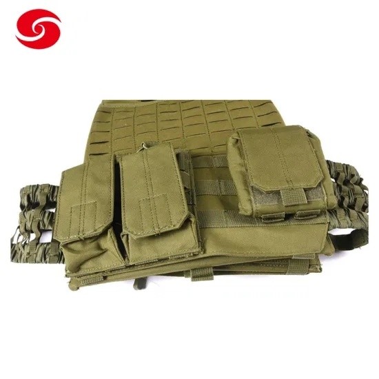 Multifunctional Pouches Laser Cut Army Green Military Tactical Gear Molle Vest