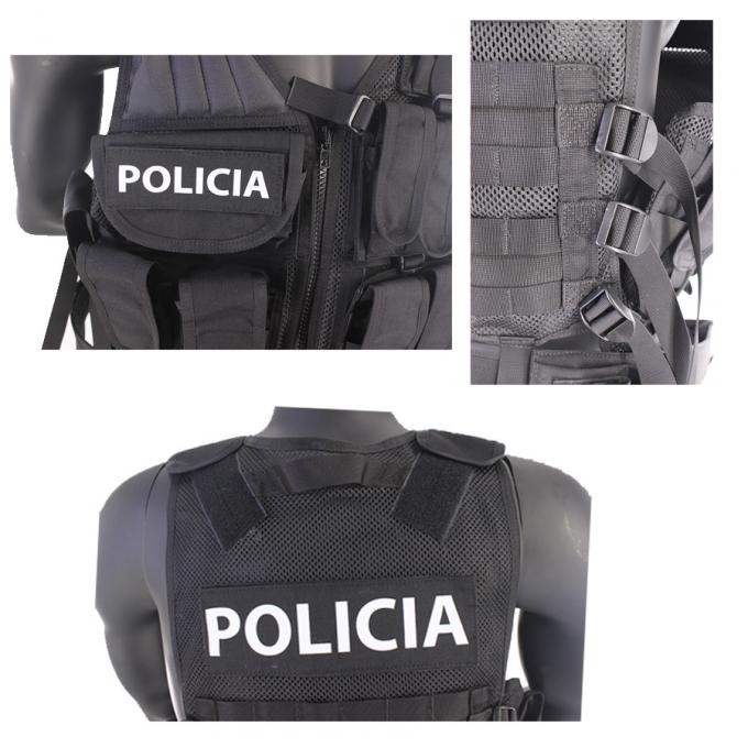 Us Nij Iiia High Quality Cheap Black Police Tactical Army Military Multifunctional Bulletproof Vest