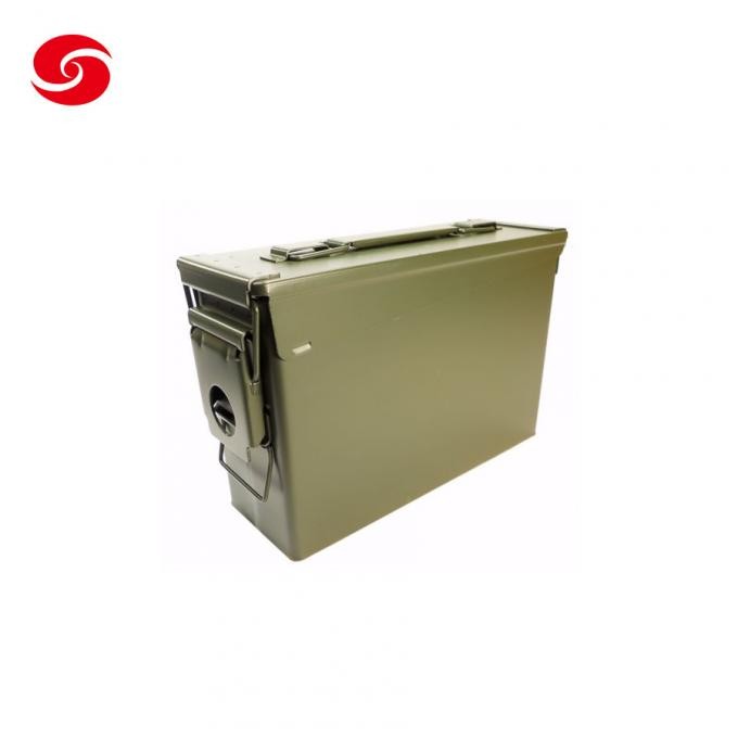 Green Army Standard M2a1 Gd1002 Metal Ammo Can Metal/ Bullet Storage Tool Can/Aipu Wholesale Waterproof Military Metal Ammo Can