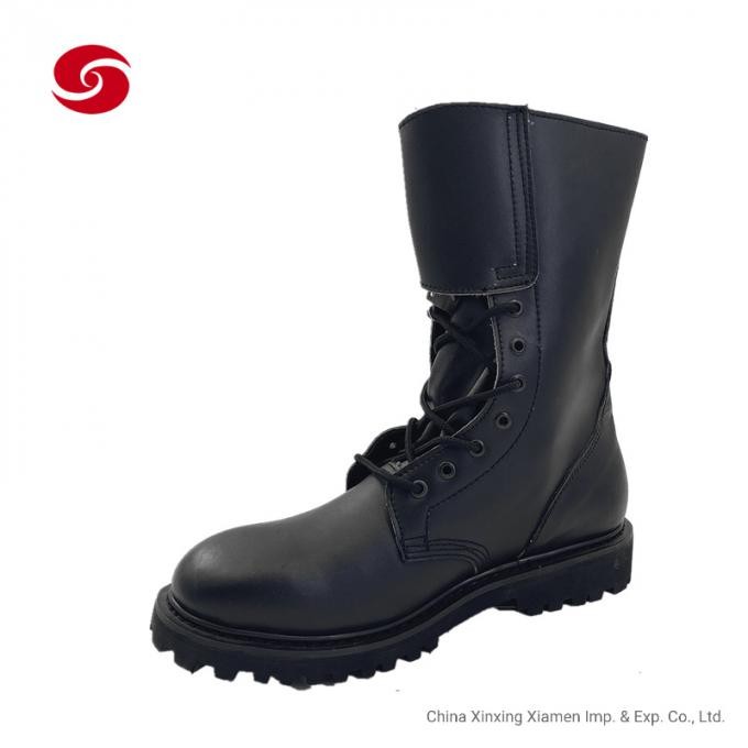 Black Tactical Boots/Army Boots/Combat Boots/Men Shoes Boots/Solider Boots/ Leather Boots/Police Boots