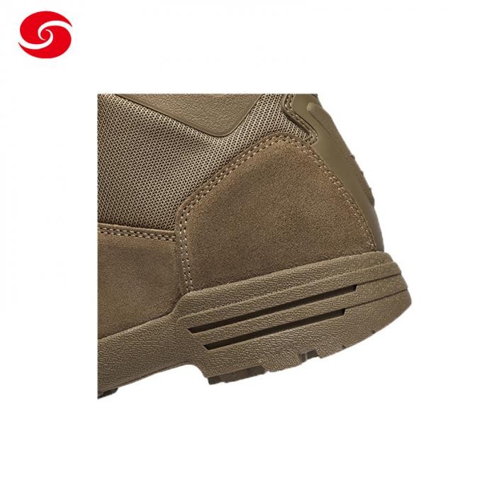 Coyote Cow Leather Nylon Fabric Tactical Mend's Boots Military Shoes