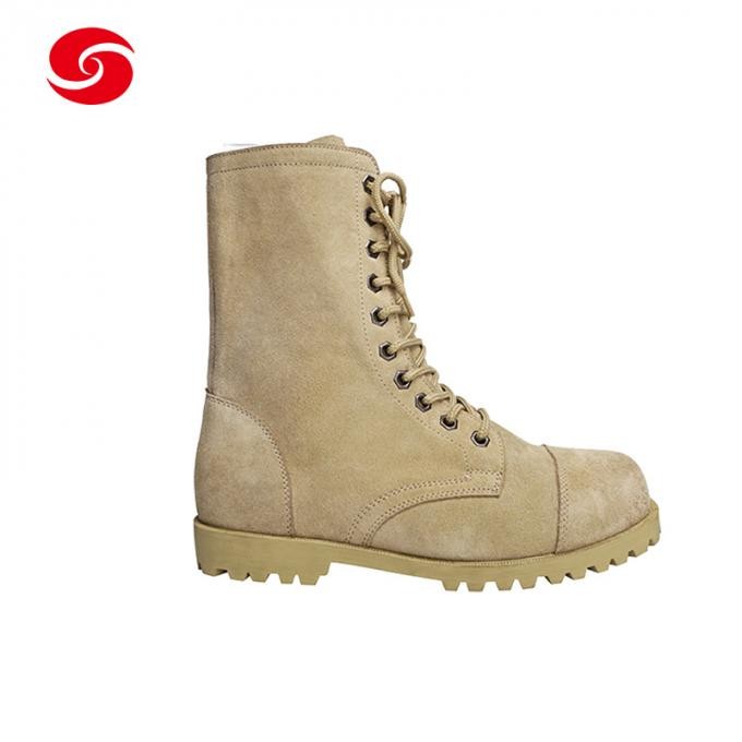 Desert Color Full Suede Leather Boots Mend's Boots Military Boots