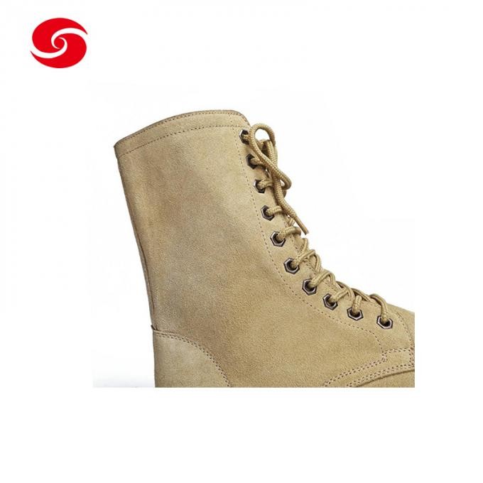 Desert Color Full Suede Leather Boots Mend's Boots Military Boots