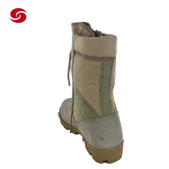 Leather Panama Military Desert Combat Boots for Solider