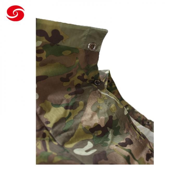 Police Coating Military Light Weight Army Outdoor Raincoat Army Woodland Camouflage Poncho