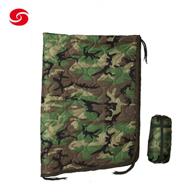 Military Portable Blanket Thermal Insulated Camping Blanket with Poncho Liner