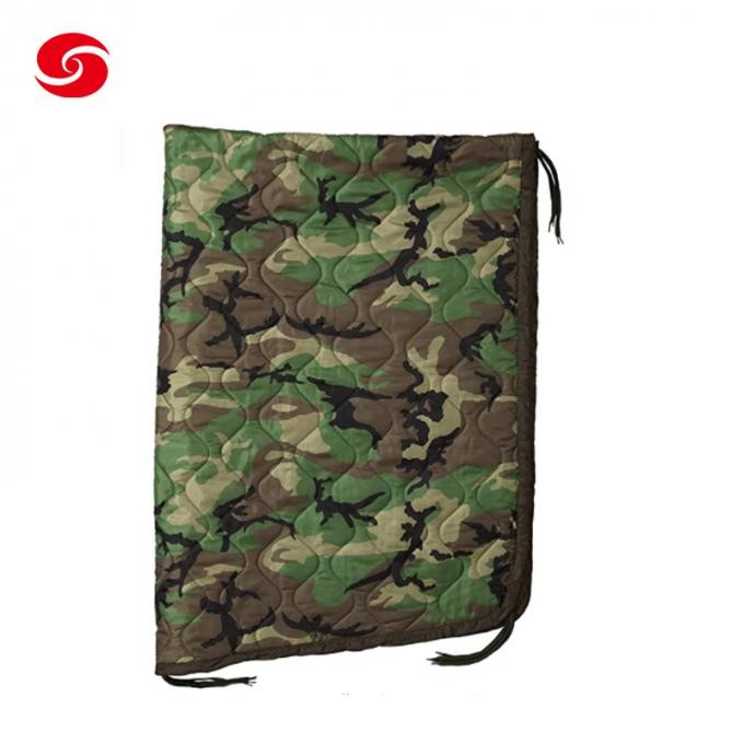Military Portable Blanket Thermal Insulated Camping Blanket with Poncho Liner