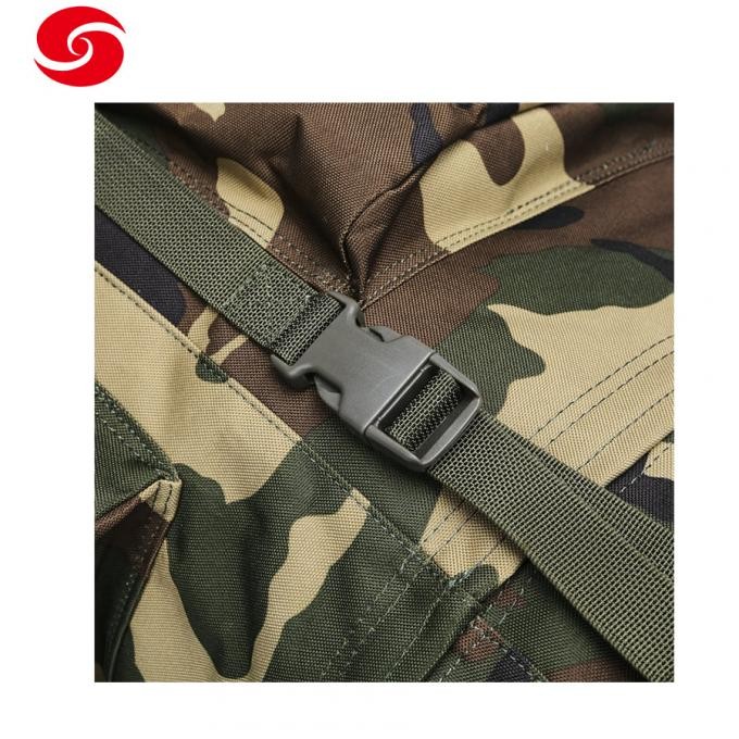 Large Capacity Military Army Woodland Camouflage Backpack Waterproof Camping Rucksack