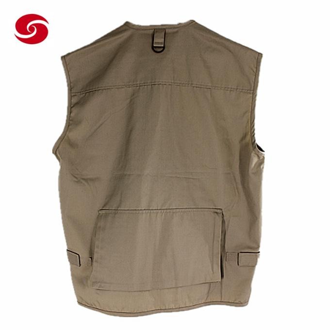 Mend's Multi Pockets Cargo Vest Waistcoat Fishing Vest Jacket for Climbing Hiking