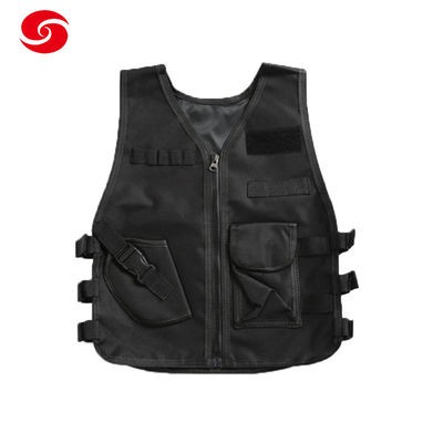 Black Nylon Tactical Paintball Game Vest Clothing for Man