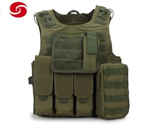 Airsoft Desert Tan Color Nylon Polyester Military Molle Tactical Vest