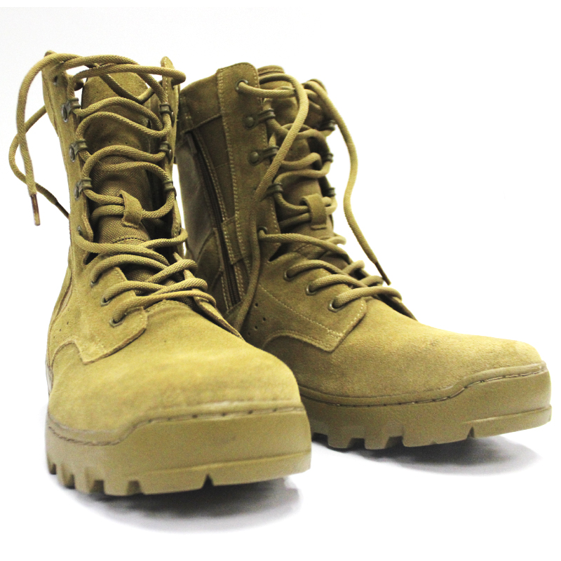China Xinxing a présenté des bottes tactiques kaki à une marque tactique européenne de renom