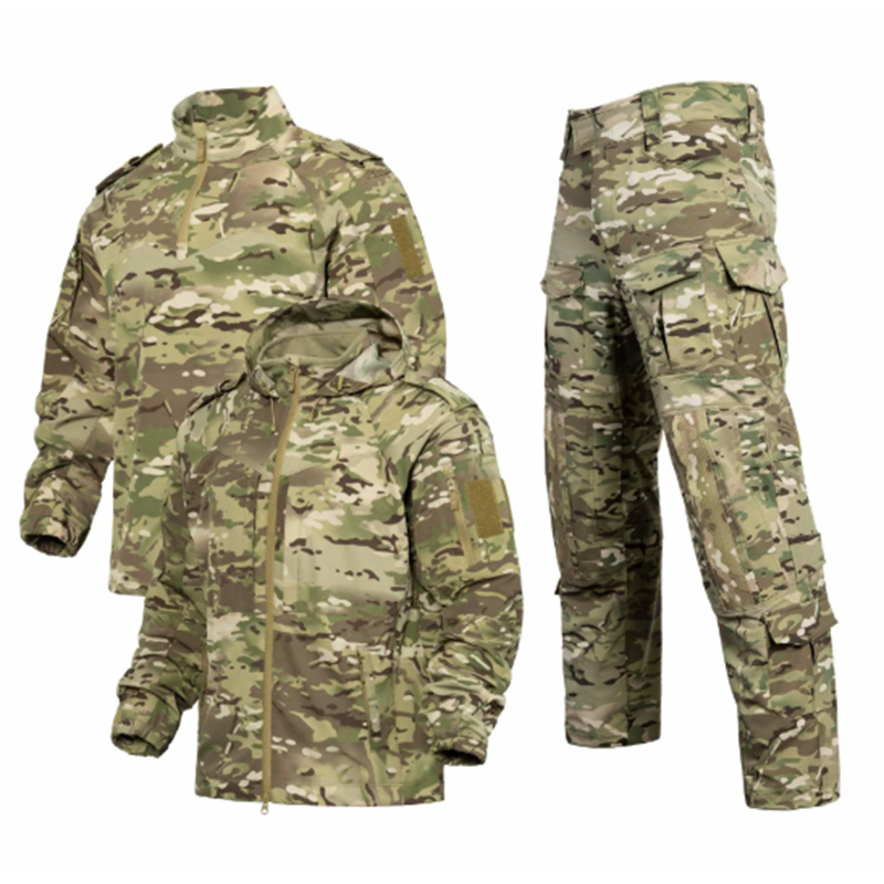 3-Piece Moisture-Wicking Camouflage Tactical Combat Frog Suit