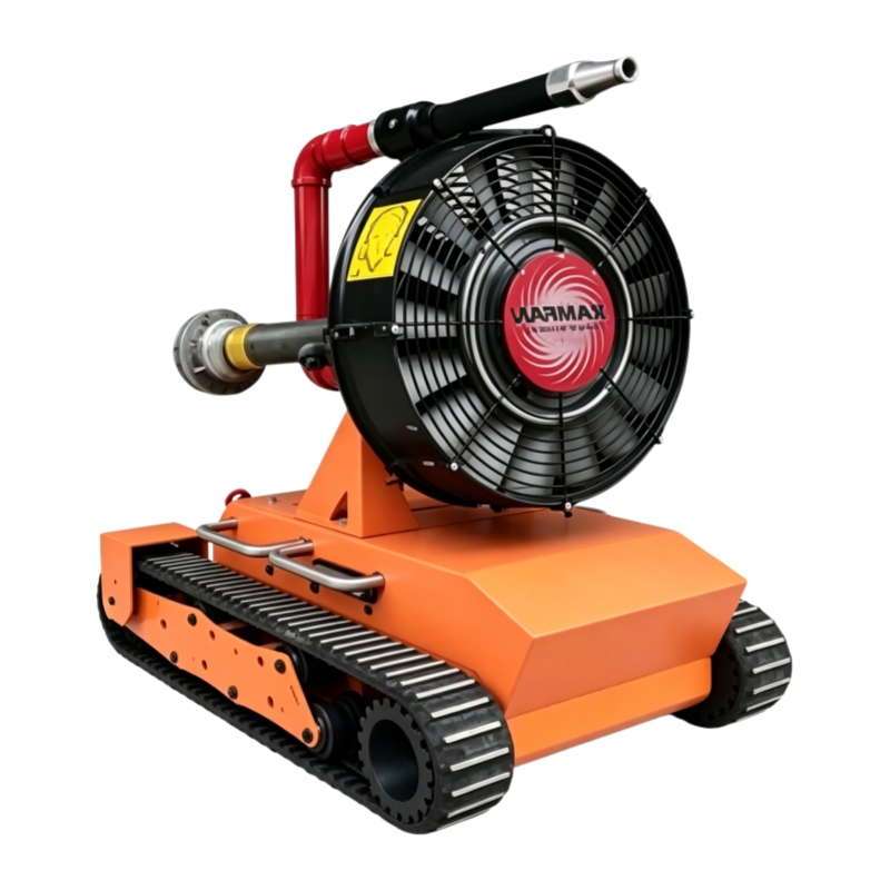 Scorpion I portable smoke exhausting robot 53000 m3 per hour fan 200m remote control