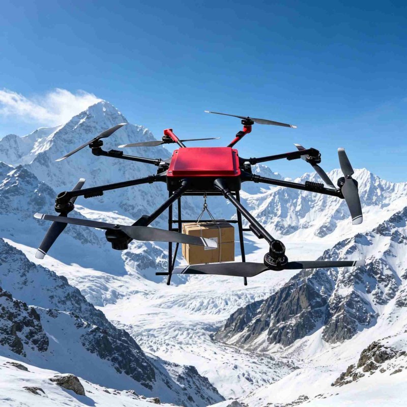 All-terrain transport unmanned drone